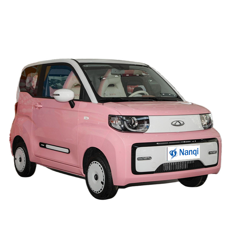 Mini 4 Seater Chery QQ Ice Cream EV Pure Electric Car New Energy Vehicles